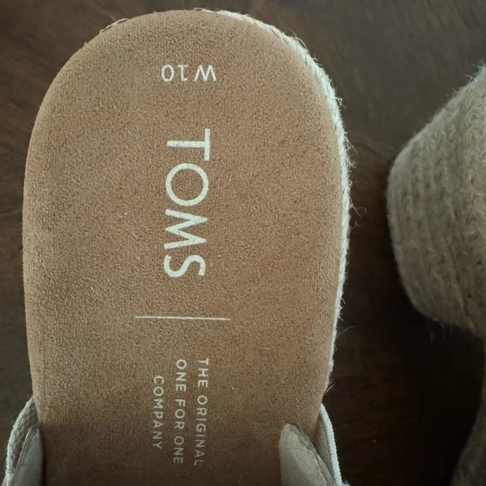 TOMS Junie Orange Cabana Stripes/Knot